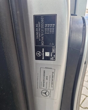 Mercedes-Benz Klasa V cena 249000 przebieg: 98000, rok produkcji 2019 z Ogrodzieniec małe 137